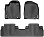 MAXLINER Floor Mats 2 Row Liner Set Black Compatible with 2013-2015 Lexus RX350/RX450h