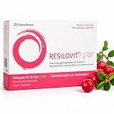 Resilovit pill, Vitalstoffausgleich zur Antibabypille. Mit Vitaminen, Mineralstoffen, Coenzym Q10 und Cranberry-Extrakt. 28 Kapseln für 28 Tage
