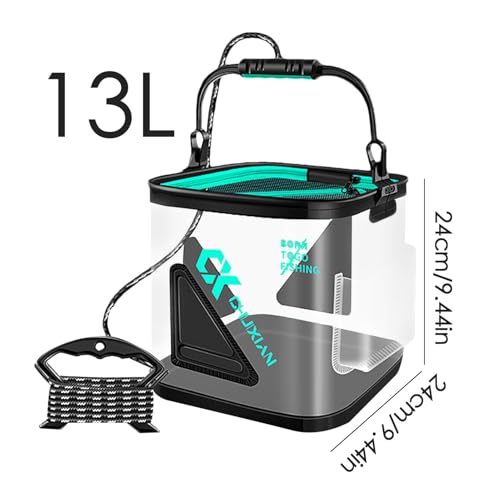 Boîte de pêche à la mouche et récipient à poisson avec poignée solide - 3