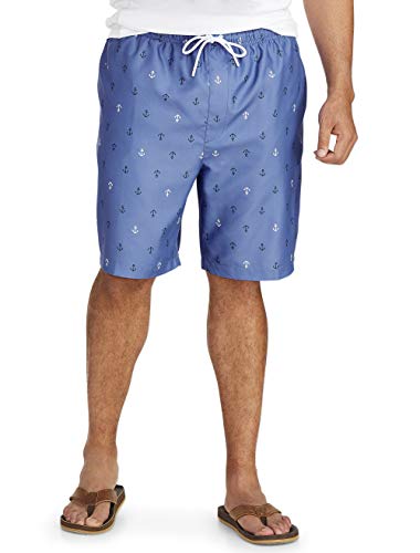 Amazon Essentials Men s Big & Tall Quick-Dry Swim Trunk fit by DXL, Anchor, 2XL