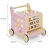 Mamabrum Andador Bebes - Caminador Bebe 2 en 1 - Juguete de Educación - Andarilho para Bebe con Estante de Bloque - 4 Ruedas con Gomas Antideslizantes #5