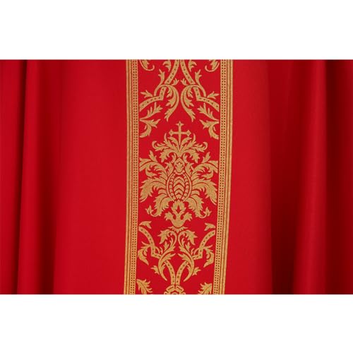 Bata de casulla para iglesia MYAYD de sastrería eclesiástica tradicional 7