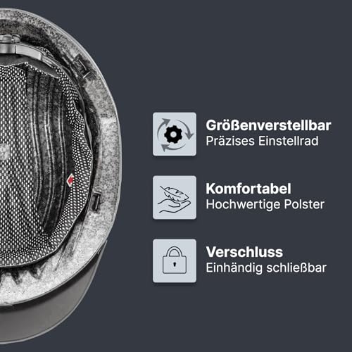 uvex exxential III - Leichter Unisex Reithelm - individuelle Größenanpassung - Anthracite mat XS-S