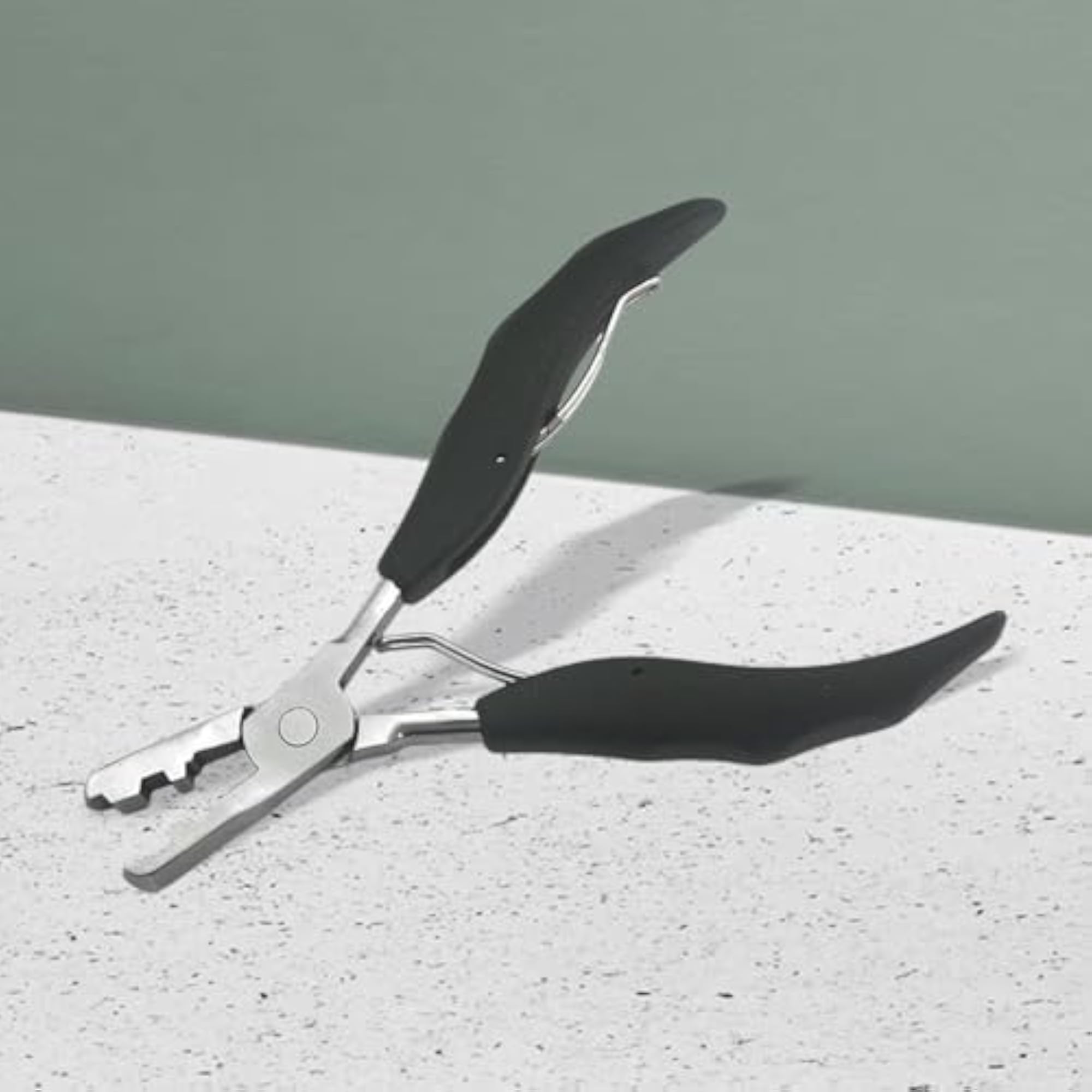 Hair Extension Plier Portable Sturdy Double Slot, Salon Tool