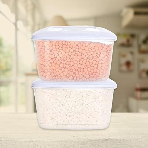 ACCURATE Airtight Food Storge Container. Stackable and Transparent Base Ideal for Storage of Fresh and Cooked Foods (10 Litre)