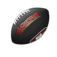 Wilson MINI NFL TEAM SOFT TOUCH FB BL SF, Schwarz