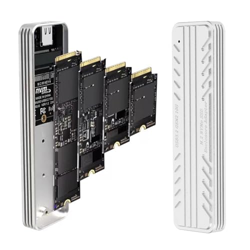 Caja externa para SSD NVMe de aleación de aluminio miniatura 2