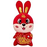 Lapin en peluche : mascotte lapin peut une décoration unique pour une étagère, un , une voiture, un banc et plus , peluche lapin nouvel an