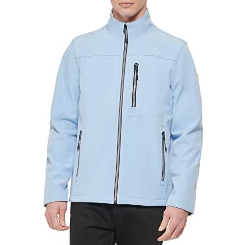 Image of GUESS Men's Softshell Long Sleeve 1 Chest Pocket Jacket