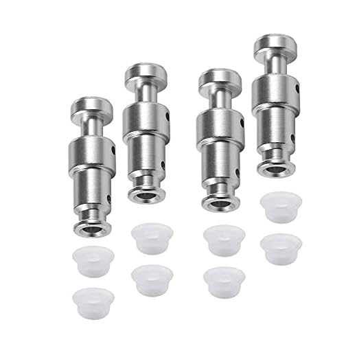 Elionless Schwimmerventil und Dichtungssatz, 4 Stück Instant Pot Schwimmerventil mit 8 Dichtungsdichtungen Schnellkochtopf Ersatzteile für Duo 3, 5, 6 Qt Duo Plus 3, 6 Qt Ultra 3, 6, 8 Qt Lux 3 Qt