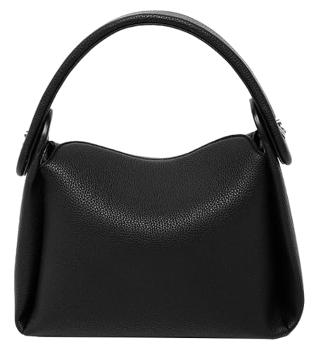 Women Geniune Leather Crossbody Bag Retro Tote Handbag Versatile Shoulder Purse Commuting Dating Travel