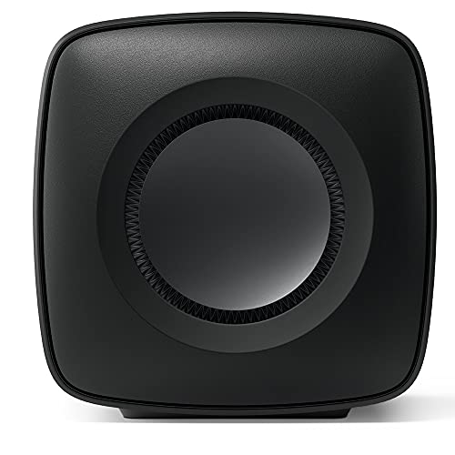 KEF KC62 Subwoofer (Black) - Compact Sealed Powered Home Audio Subwoofer with Dual 6.5" Force-Cancelling Drivers, 1000W by KEF - Used condition - Image 4