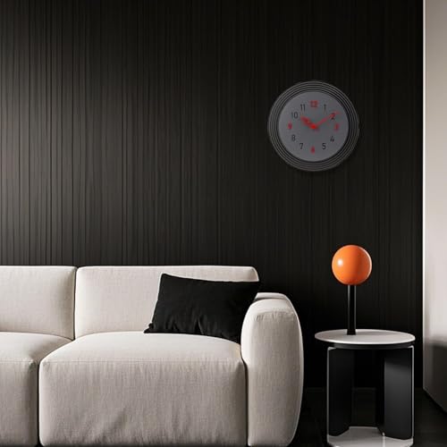 Horloge décorative blanche murale pour salon et bureau contemporain