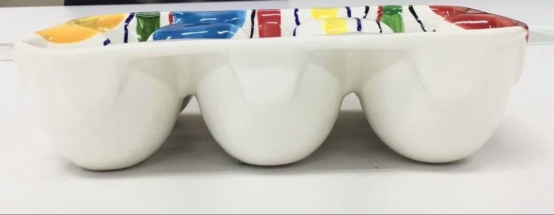 PADILLA PADILLA スペイン製食器エッグスタンド ライン柄