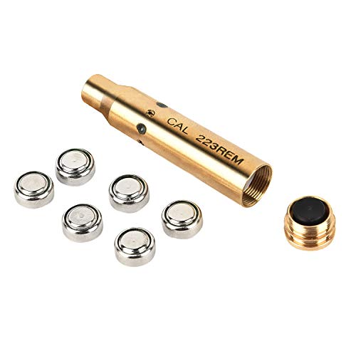 Cvlife Bore Sight Cal 223 5.56Mm Rem Gauge Red Dot Boresighter With Two Sets Batteries #TOP5