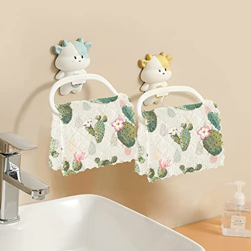 Suabo Desert Cactus Kitchen Towels 6 Pack Dish Towels Reusable Cleaning Dish Cloths Dish Rag For Kitchen #TOP4