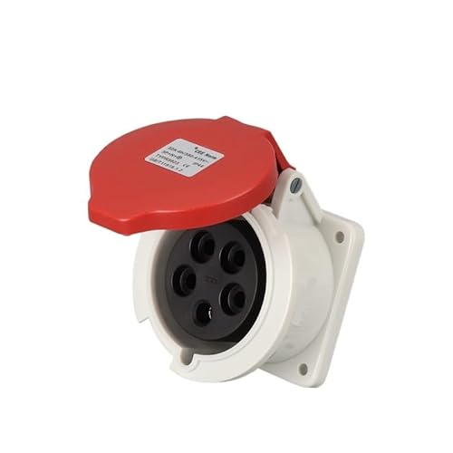 5-core 32A Aviation Industry and Socket Connector 6823TYP285/2823/5823(Concealed Straight Socket TYPR5823)