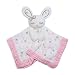 lulujo Baby Muslin Lovies Toy, Pink Bunny