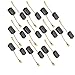 Aexit Electric Tools Electrical 13.5 x 8 x 6mm Carbon Motor Brushes Spare Part Power Strips 20 Pcs