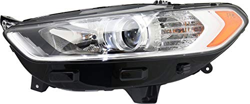 Evan Fischer Headlight Assembly Compatible with 2013-2016 Ford Fusion Halogen CAPA Driver Side