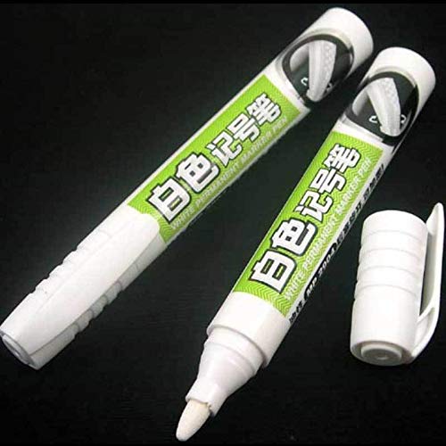 Permanent-Lackmarker Weiß – 6 Mm Spitze, Wasserfest, Für Metall, Glas, Holz, Kunststoff