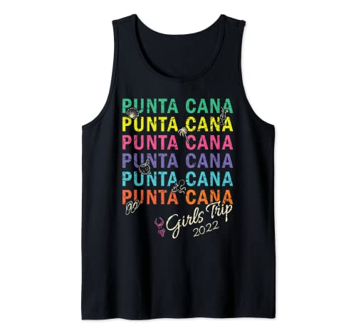 Girl's Trip Punta Cana Dominican 2022 Summer Vacation Beach Canotta