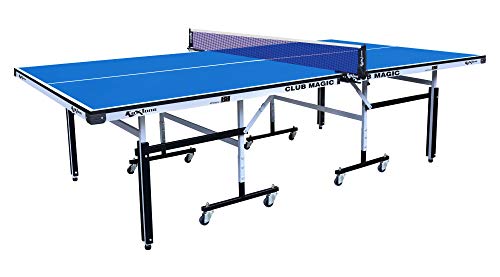 Image of Koxtons Premium Table Tennis Table-Club MAGIC-19mm (Free TT Cover+ 2 BAT + 3 Balls+Wrist Band), multicolour
