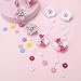 OAOLEER 6PCS Hair Bows for Girls, Flower Hair Accessories for Girls Grosgrain Ribbon With Alligator Clips Girl Hair Accessories for Kids Teen Back to School (Flower Bows-A)