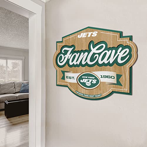 Image of YouTheFan NFL New York Jets FanCave Wall Art