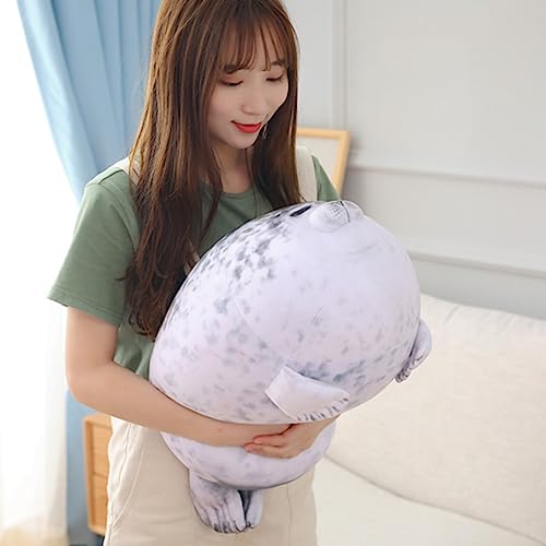 Trayosin 30/40/60cm Niedliches Seehundkissen Weich Flauschig Kuschelig Gefüllte Plüsch Kissen für Kinder, Freunde und Familie