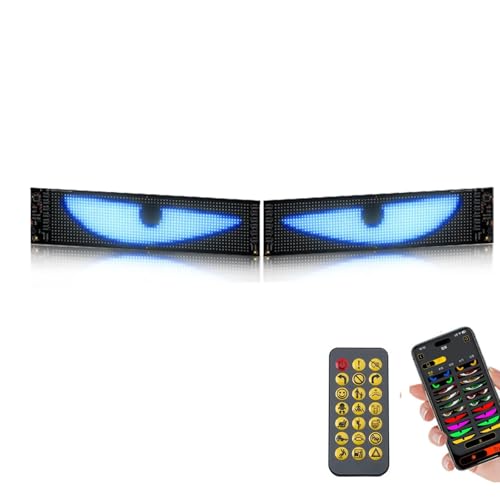 Pantalla LED flexible para coche y tiendas con USB de 4.5m y panel dinámico ultradelgado de 12x59cm
