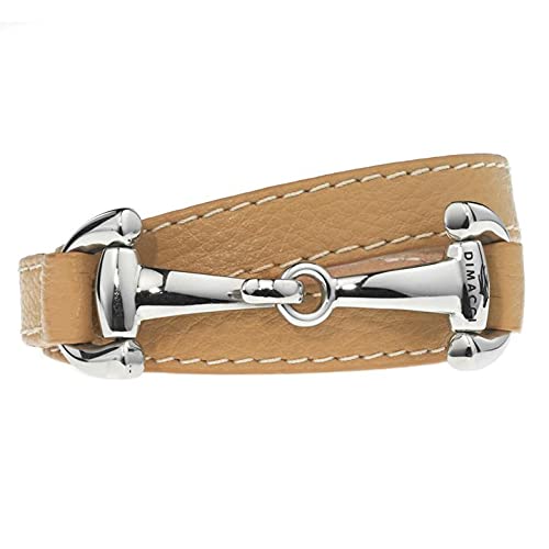 Bracciale I BURGHLEY In Acciaio, Placcato Oro O Oro Rosa. Design In Napa Con Chiusura A Clip. Lunghezza 53,5 Cm, Taglia Unica. Elegante E Sportivo. - 4