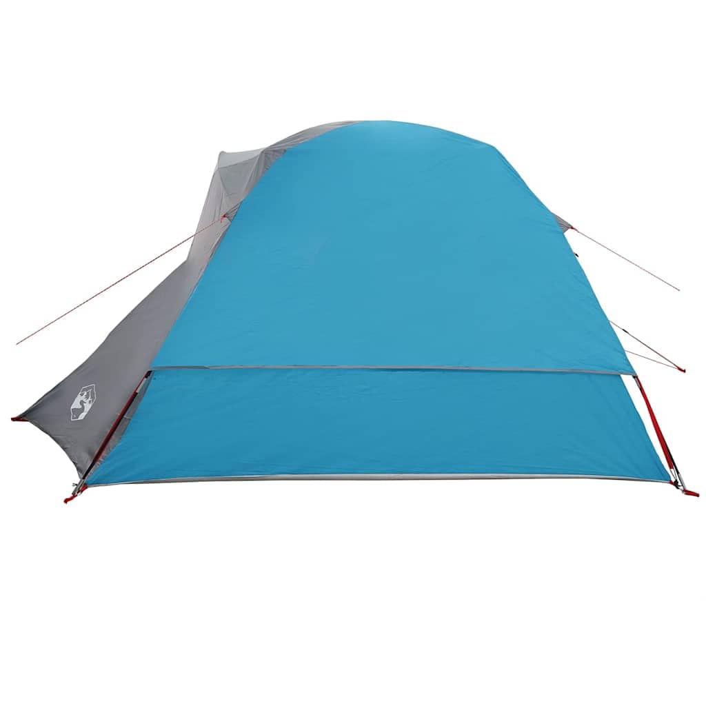 Tienda de campaña familiar para 6 personas, de poliéster 185T con revestimiento de poliuretano, tienda grande para exteriores con toldo extraíble, 346 x 252/317 x 195 cm, color verde
