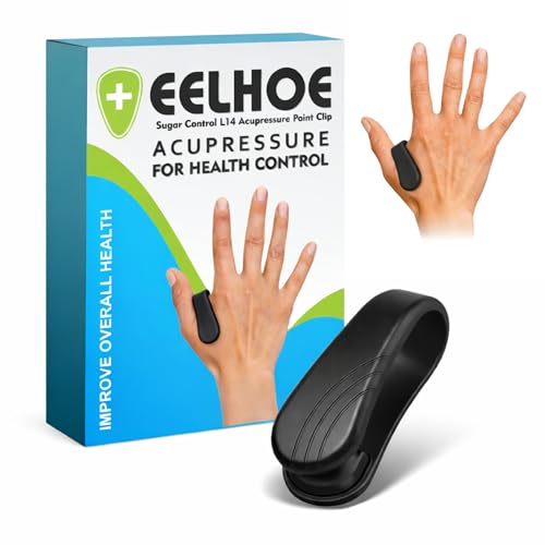 Sugar Control Acupressure Clip for Diabetics (Pack of 1) Sugar Control LI4 Acupressure Point Clip Tension Relief Products Headache & Migrane Relief
