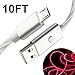 Produktbild momen Micro USB Kabel, 3.0a USB Ladekabel Mit Led LighUSB Stecker Typ A Zu Micro USB Stecker Typ B (ROT)
