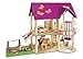 Produktbild Howa Puppenhaus aus Holz incl. 22 TLG. Möbelset und 4 Puppen