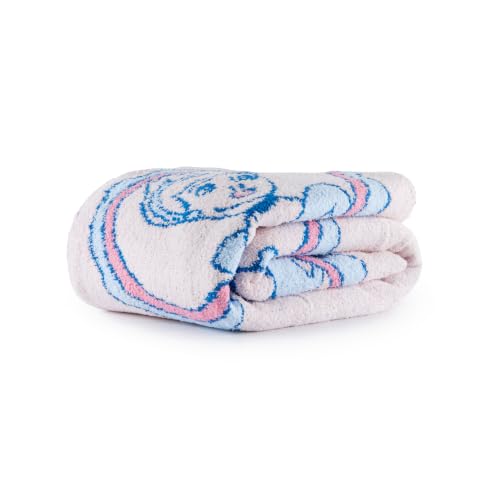 Image of Jay Franco Kids Feather Knit Blanket - 50 inch x 60 inch Inch Soft & Cozy Plush Throw for Bedroom & Couch Decor, Official Licensed Product, Ivory - Princess