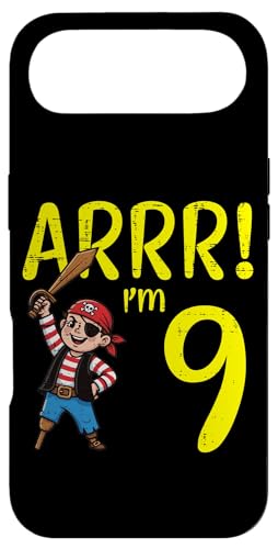9th Birthday Pirate Arrr Im 9 Funny Bday �{�[�C�Y �L�b�Y ���[�X �X�}�z�P�[�X iPhone Air �p