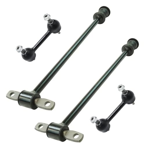 Image of Detroit Axle - Rear Trailing Arms Sway Bars for Saturn SC2 SC1 SC SL2 SL1 SL SW2 SW1, 2 Trailing Control Arms Assembly 2 Stabilizer Sway Bars Links Replacement