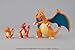 Pokemon Evolution Plastic Modeling Kit Charmander Charmeleon Charizard Plamo Figure Toy Lizardon Bandai (Japanese Import)