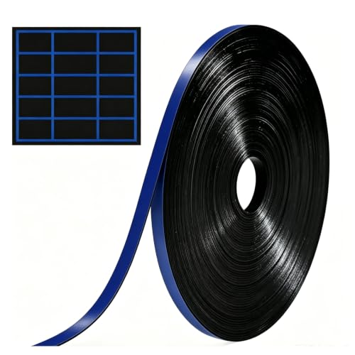 Blue Magnet Board Dividers for Classroom Office,120 ft x 1/5 Inch Magnetic Fine Line Gridding Tape for Whiteborad Graphic Divider Art Decorative