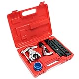 Wiltec Cartellatrice tubi rame, ottone, alluminio, manuale, per svasature a 45° Svasatubi Flangiatubi