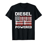 American flag wrench diesel powered T-Shirt