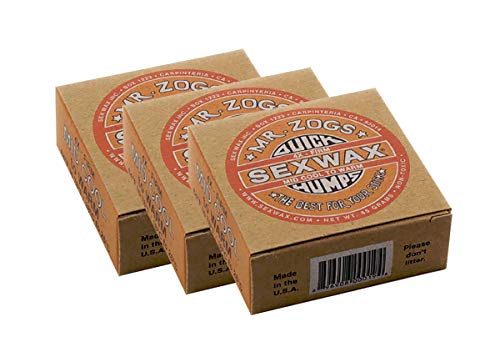 Sex Wax Mr Zogs Quick Humps Warm Surf Wax One Size Mid Cool #TOP16