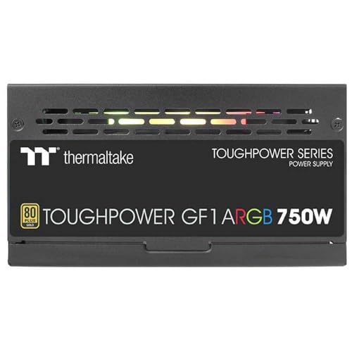 Thermaltake ToughPower GF2 ARGB TTP 750AH3FSG A TT Premium Edition alimentation électrique interne ATX12V 80 PLUS Gold 750 Watt PFC active - vue 3