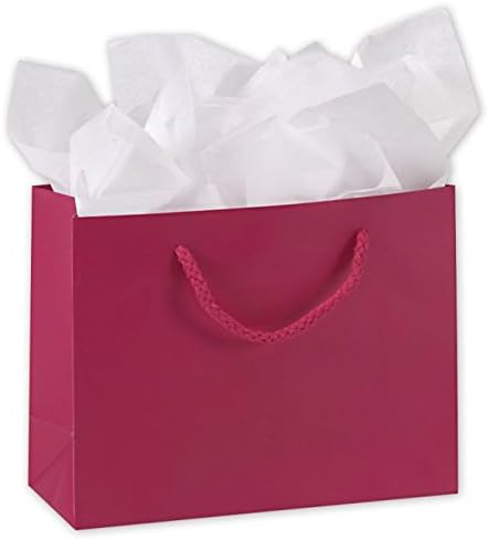 EGP Premium Matte Euro-Shoppers 8 x 4 x 9 (Garnet), 200 Bags