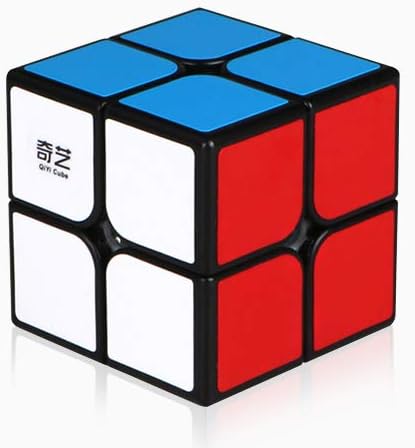 Qiyi Qidi Speed Cube 2x2- Smooth Bright-Light Sticker(Classic Colors) - 2x2x2 Puzzles Toys, The Most Educational Toy to Effectively Improve Child's Concentration and responsiveness.