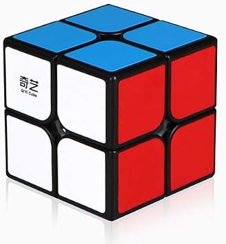 Qiyi Qidi Speed Cube 2x2- Smooth Bright-Light StickerClassic Colors - 2x2x2 Puzzles Toys, The Most Educational Toy to Effectively Improve Childs Concentration and responsiveness.