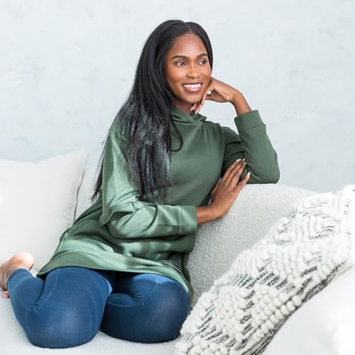 Lug Peekaboo Sweater Fleece Tunic Hoodie2