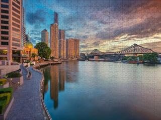 1000 Pieces Jigsaw Puzzles for Adults Brisbane Chanllenge Cool FUUNY Puzzle